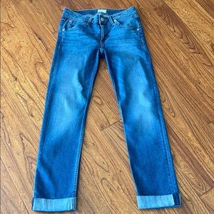 HUDSON Bacara Straight Flood Cuff Jeans